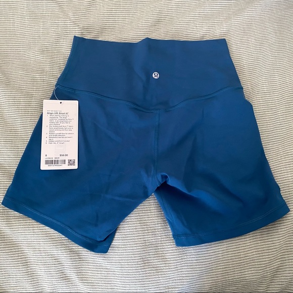 Lululemon Align 6” Shorts - Blue Borealis - Picture 1 of 3